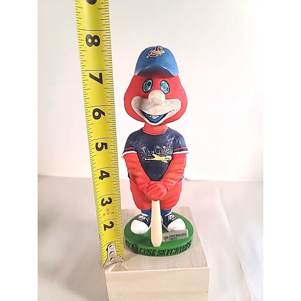 Vintage 2002 SCOOCH Mascot Syracuse Sky Chiefs Mascot Bobblehead in Original Box - Picture 2 of 8